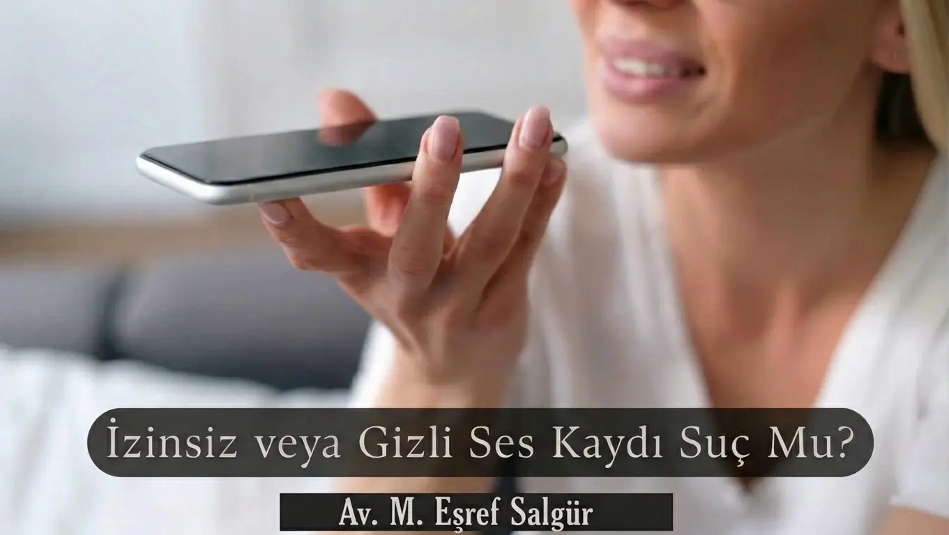 Telefon Görüşmesini Kaydetmek Suç mu? - Av. Eşref Salgür